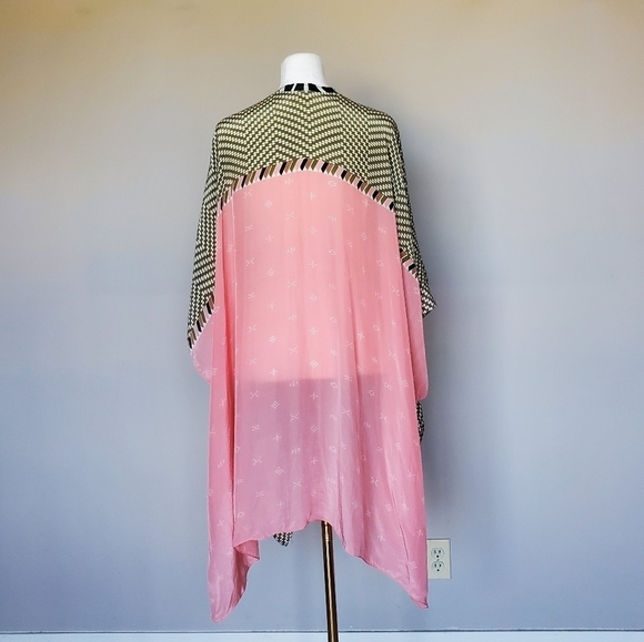 A Peace Treaty For Anthropologie Anahi Kimono Multi Print One Size - Picture 8 of 11